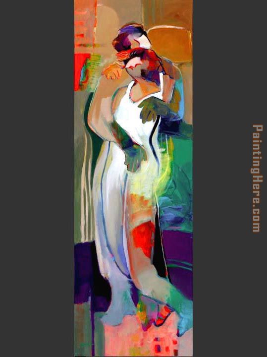 Loves Curtain painting - Hessam Abrishami Loves Curtain art painting
